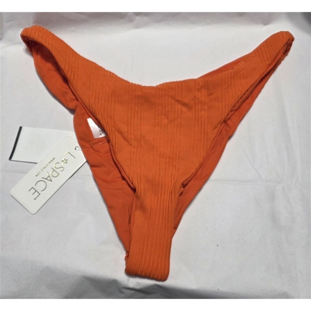 NWT L*Space XL Cabana Bitsy Bikini Bottom Orange POP 132435